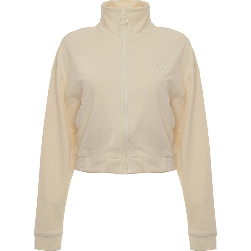 Puma Women's Off White Infuse High Neck Jacket