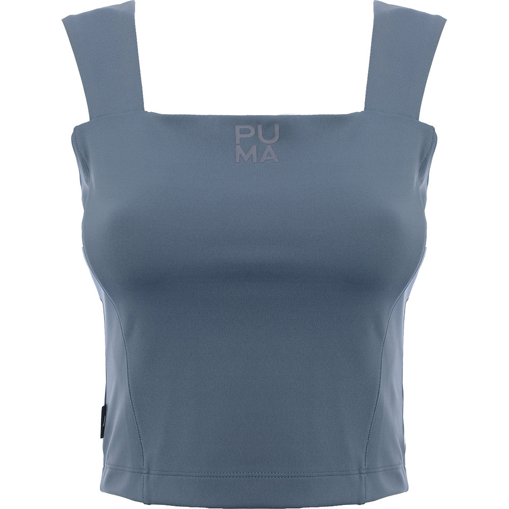 Puma Women's Petrol Blue Infuse Square Neck Bralette