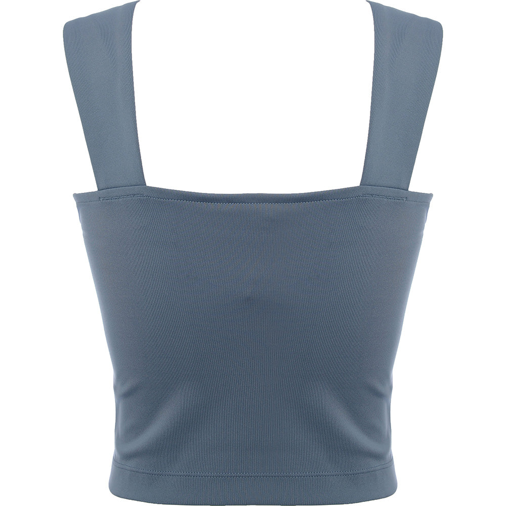 Puma Women's Petrol Blue Infuse Square Neck Bralette