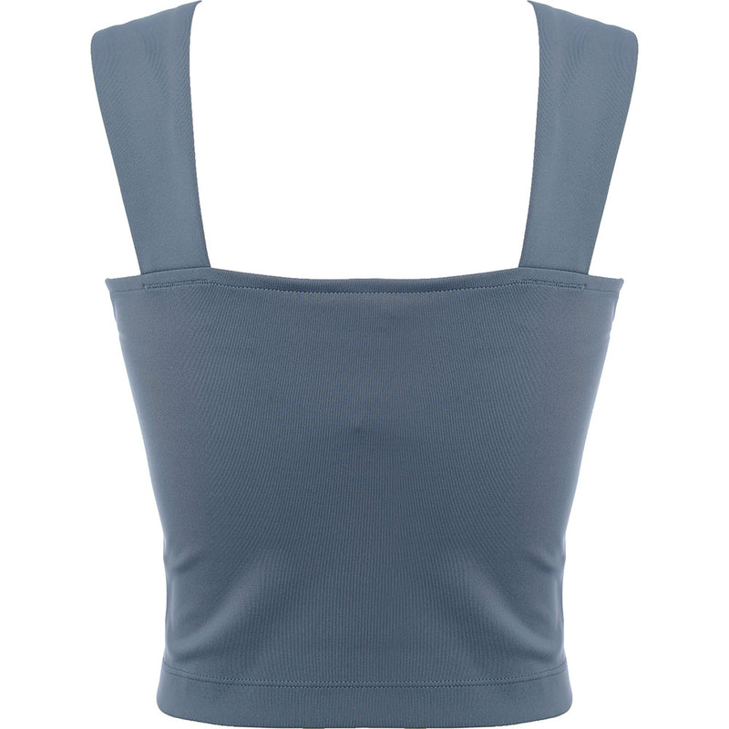 Puma Women's Petrol Blue Infuse Square Neck Bralette