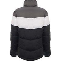 Columbia Mens Black and White Puffect Color Block Jacket