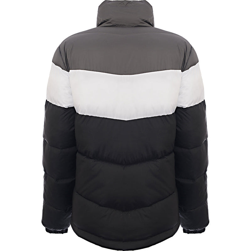 Columbia Mens Black and White Puffect Color Block Jacket