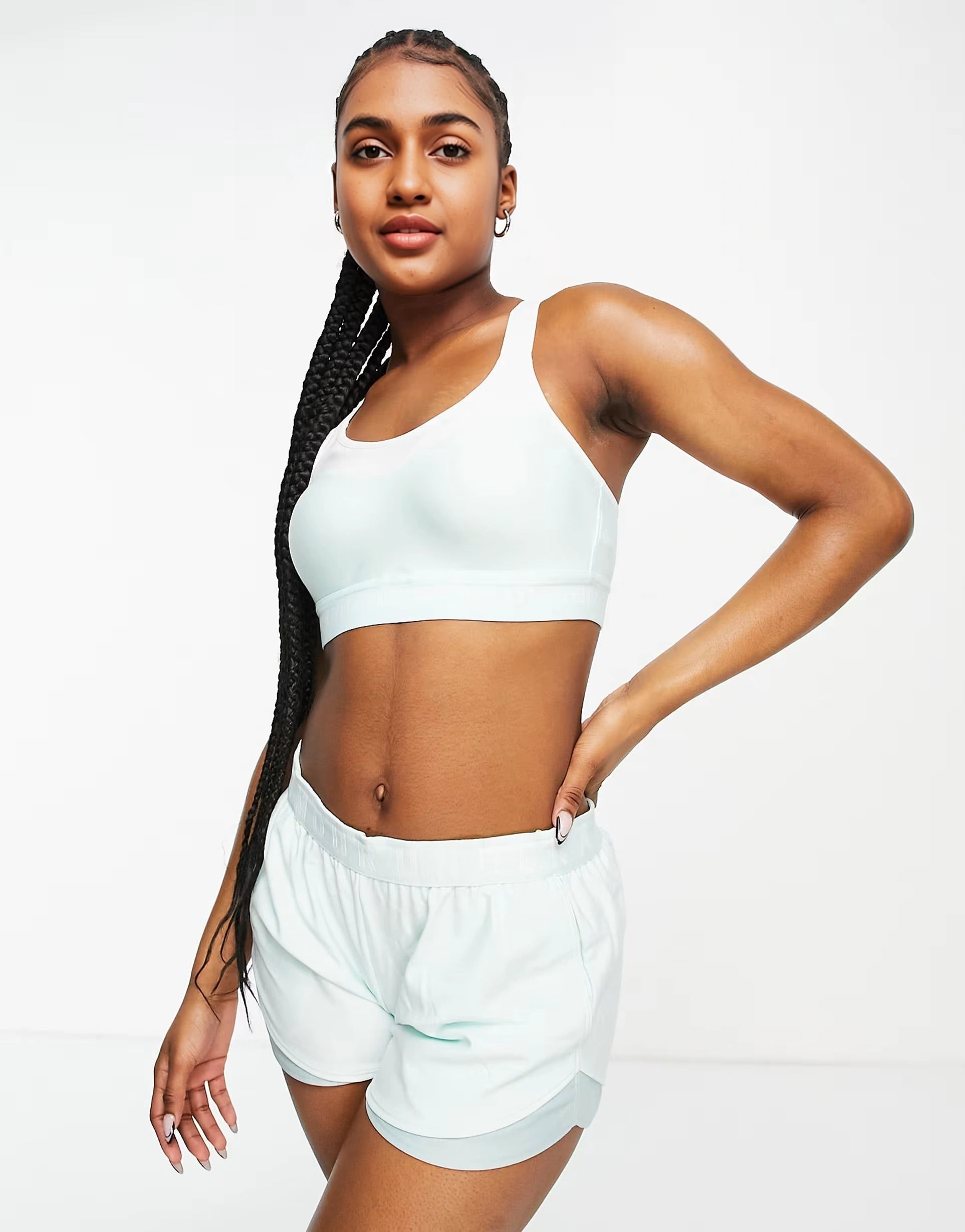 Womens Under Armour High Impact Crossback Sports Bra in Blue