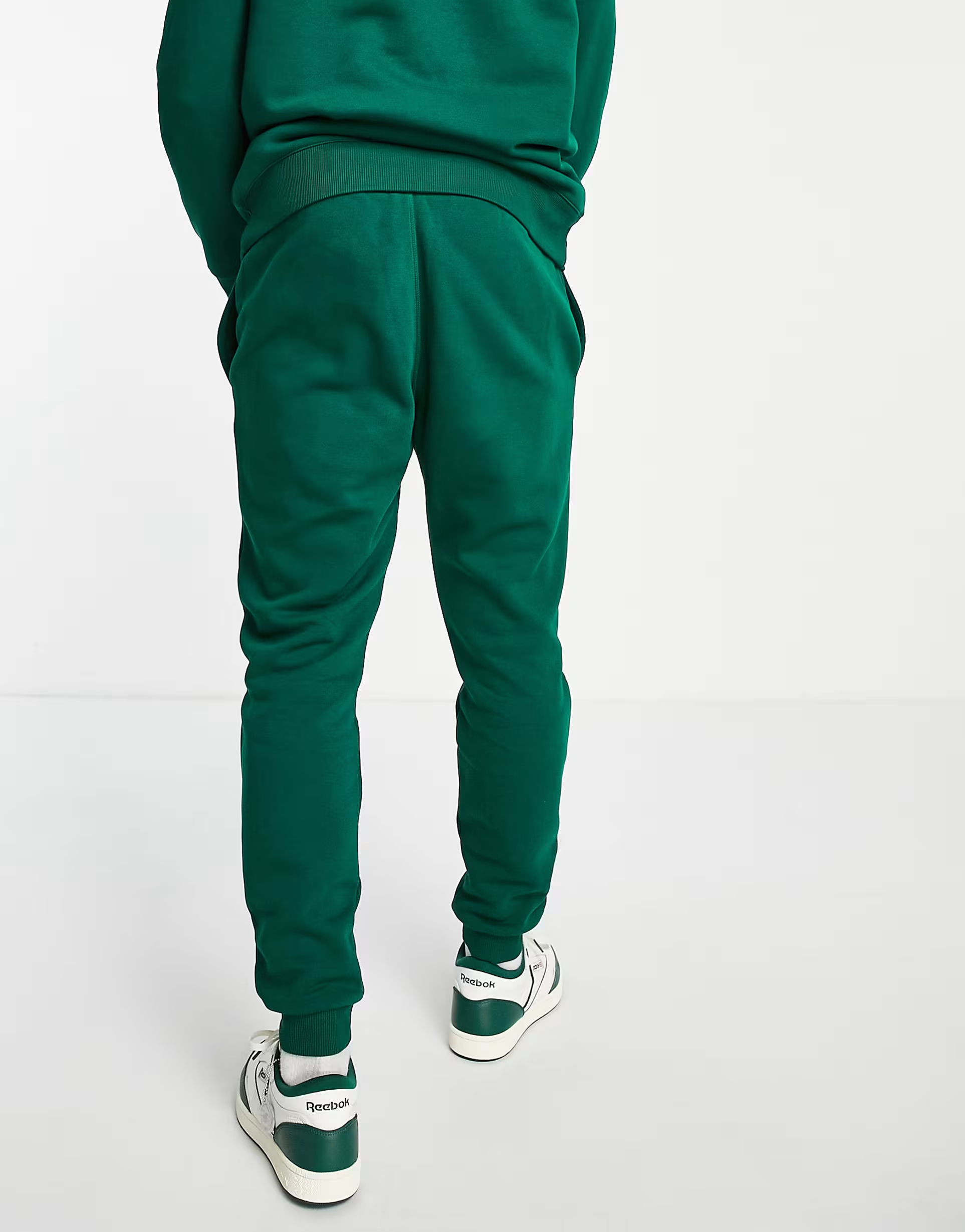 Reebok Mens Vintage Logo Joggers In Green