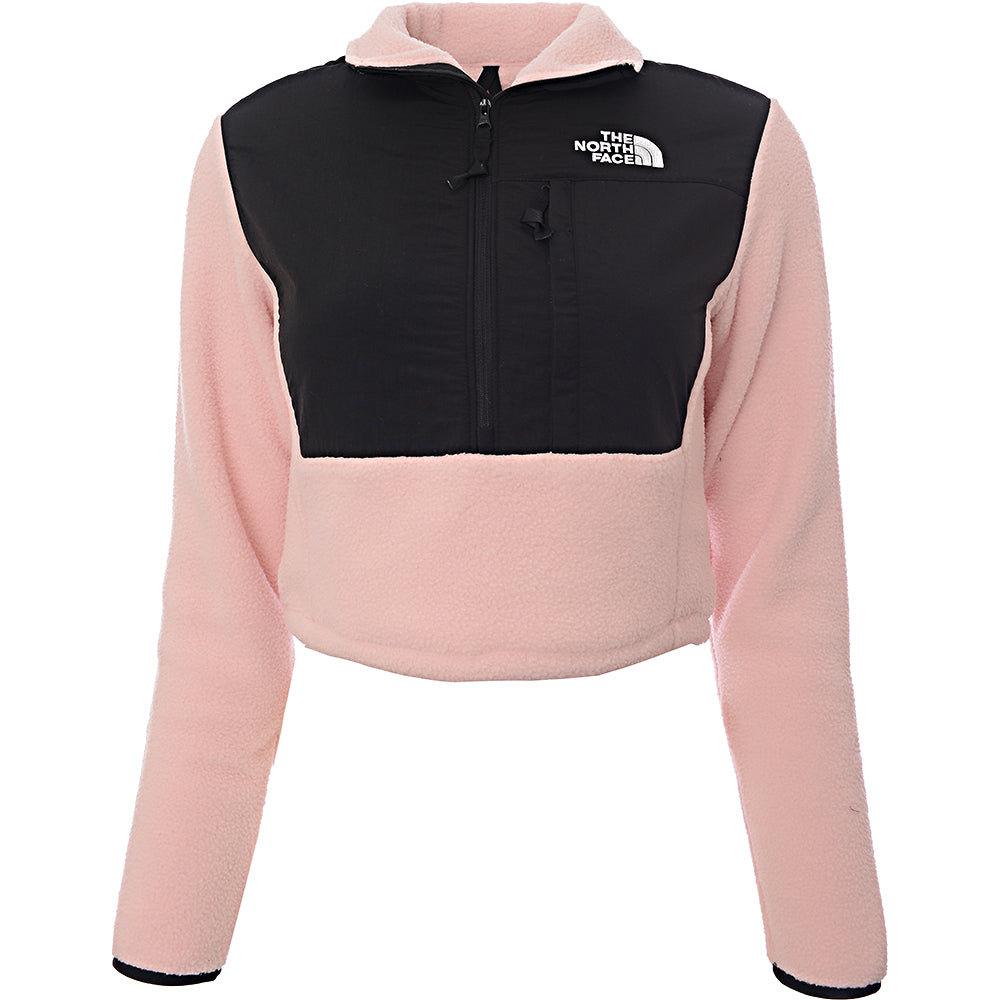 The outlet North Face Denali Fleece Jacket Black Pink Large