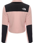 The North Face Womens Denali Cropped Fleece Jacket In Pink