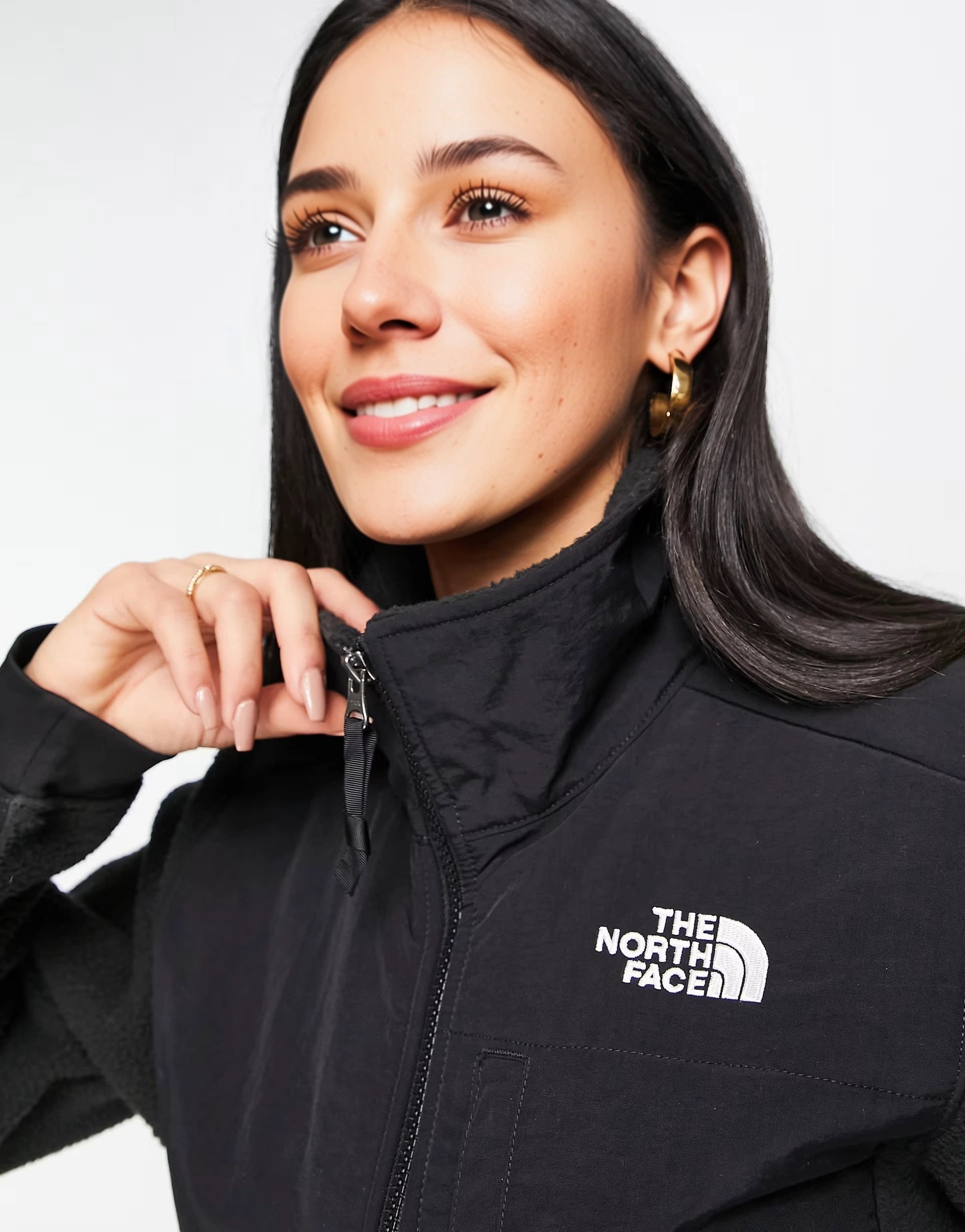 Womens The North Face Denali Fleece in Black