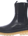 Steve Madden Women's Black Challenger Refined Chelsea Boots With Translucent Soles