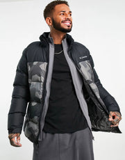 Mens Columbia Pike Lake Puffer Jacket in Black Camo