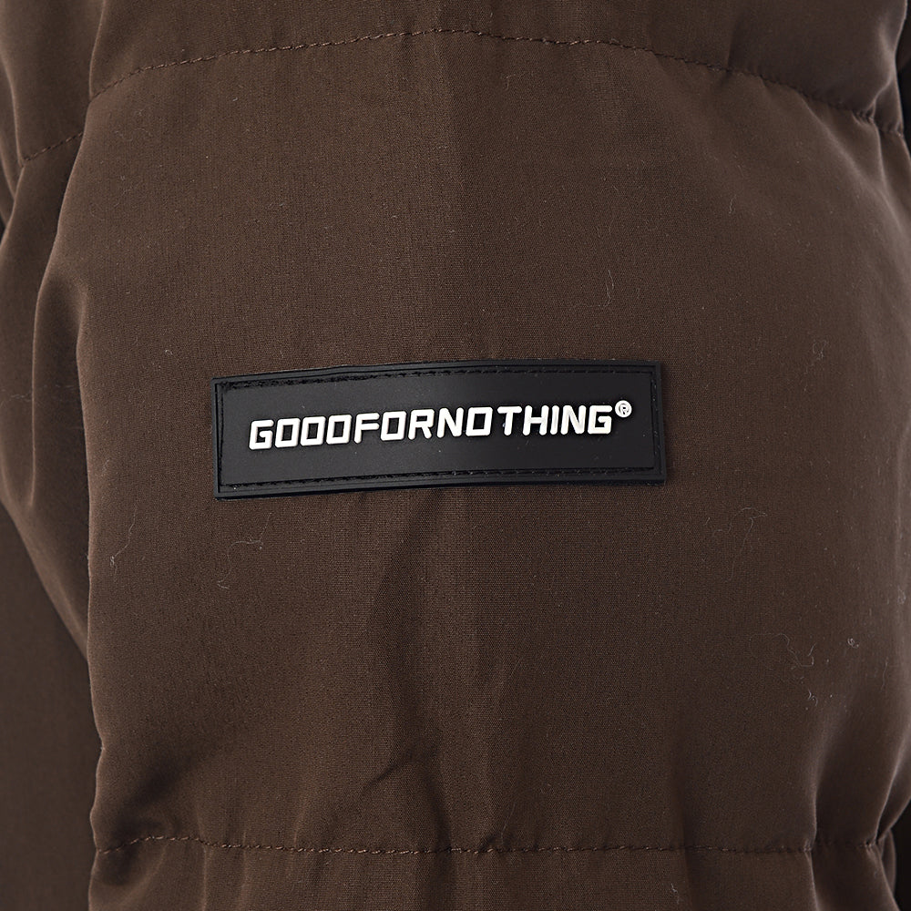 Good For Nothing Men&#39;s Black Boxy Puffer Jacket