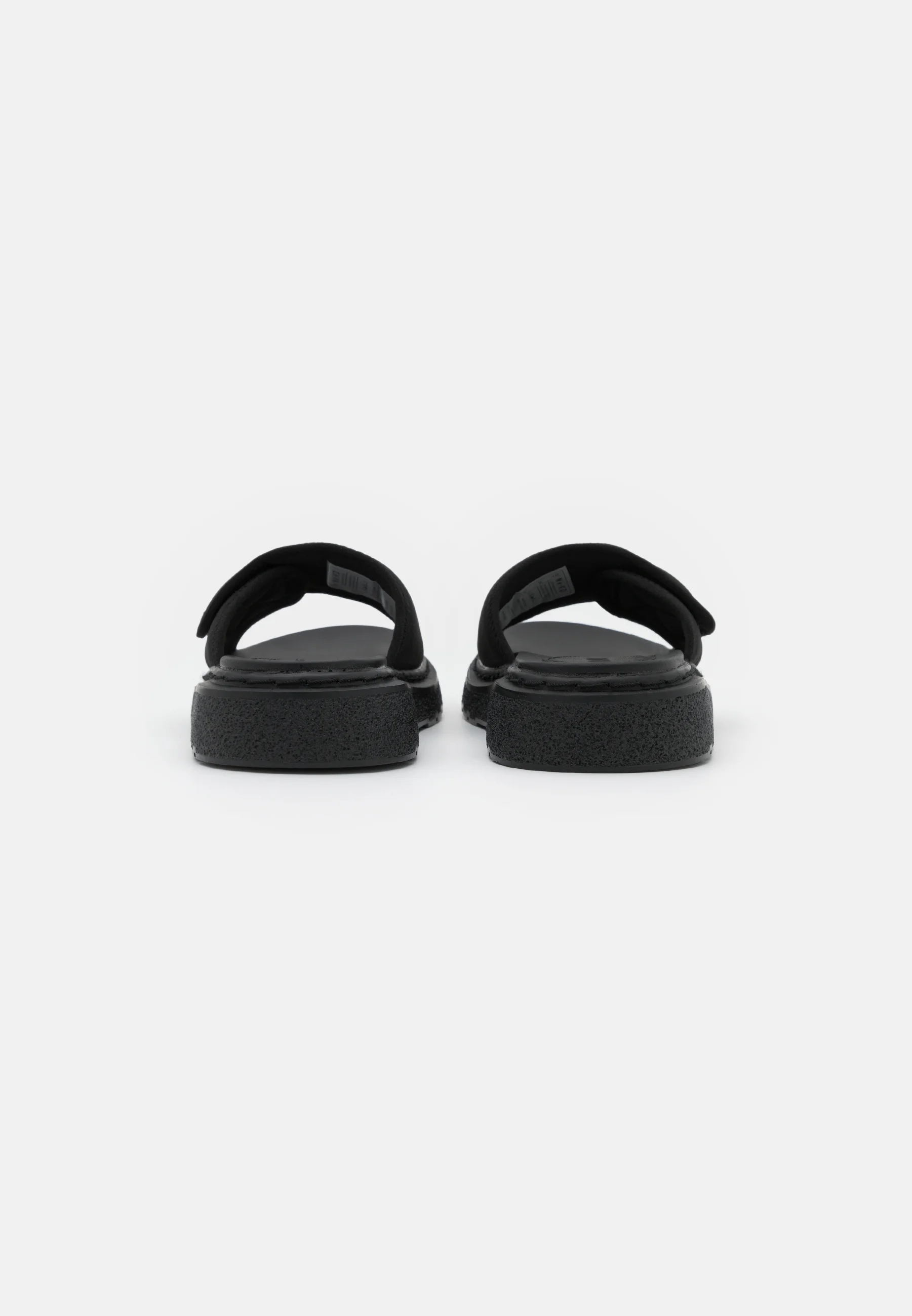 NA-KD Womens Velcro Sliders In Black