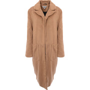 Another Influence Mens Longline Coat In Sand