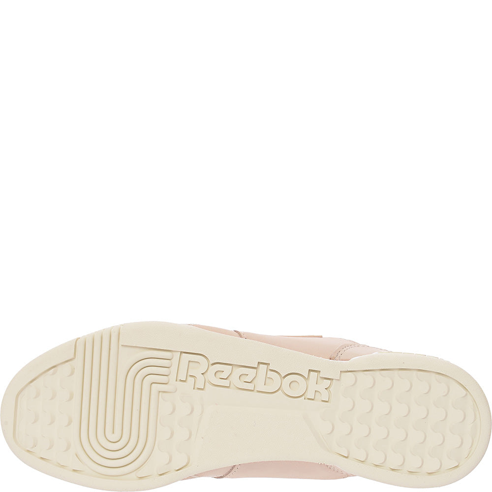 Reebok Mens Workout Plus Trainers in Beige Sale Lab UK