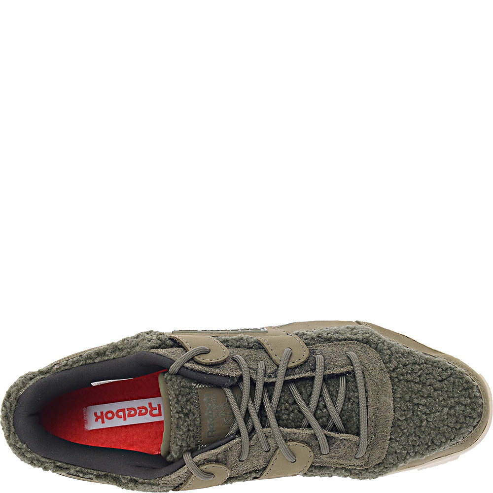 Reebok Mens Workout Plus Trainers In Khaki Green