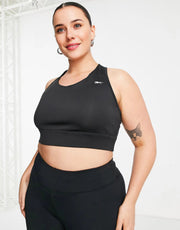 Womens Reebok Running Plus High Support Bra in Black