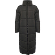 Another Influence Mens Longline Puffer Jacket In Charcoal