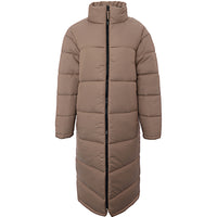 Another Influence Mens Longline Puffer Jacket In Sand