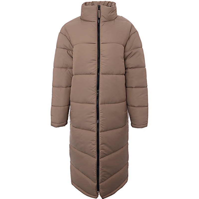 Another Influence Mens Longline Puffer Jacket In Sand