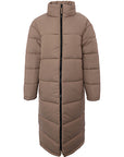 Another Influence Mens Longline Puffer Jacket In Sand