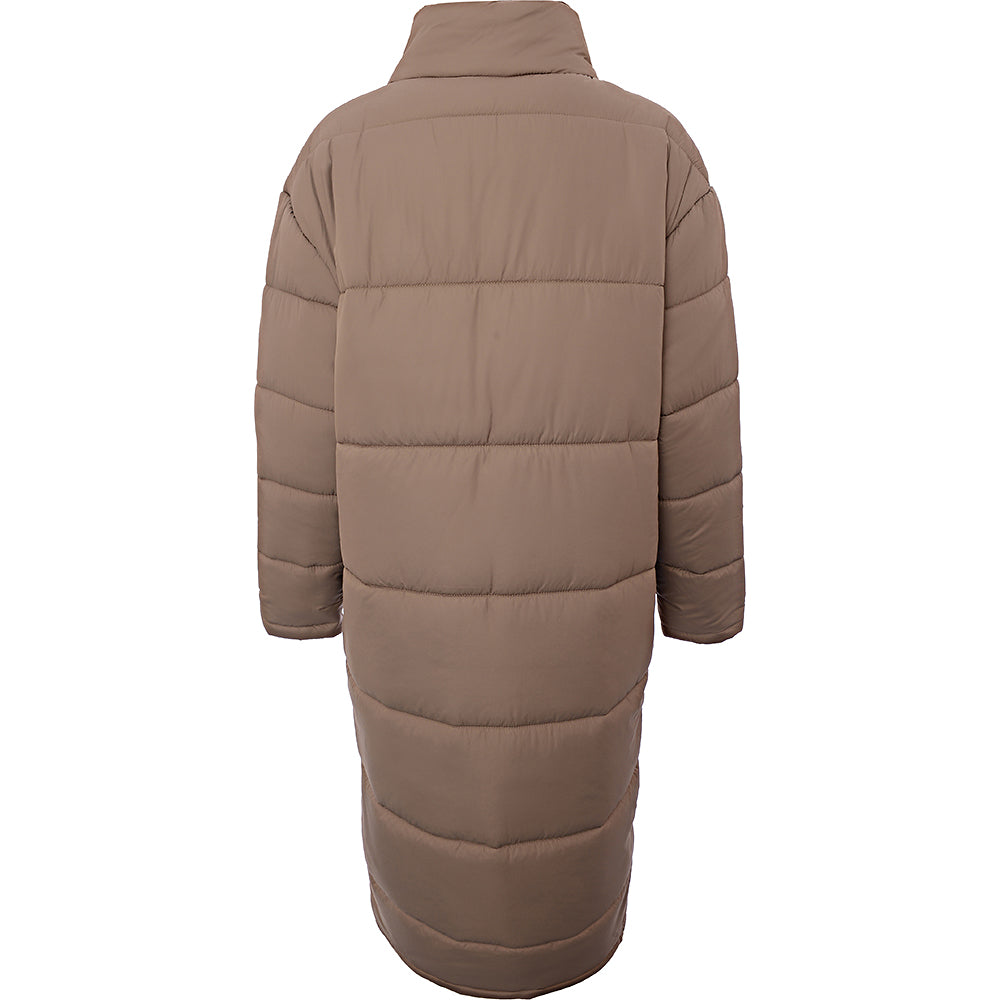 Another Influence Mens Longline Puffer Jacket In Sand