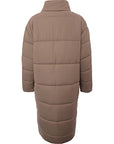 Another Influence Mens Longline Puffer Jacket In Sand