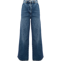 Selected Femme Womens Organic Cotton Wide Leg Jeans