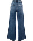 Selected Femme Womens Blue Organic Cotton Wide Leg Jeans