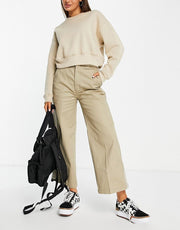Womens Dickies Bettles Work Trousers In Khaki