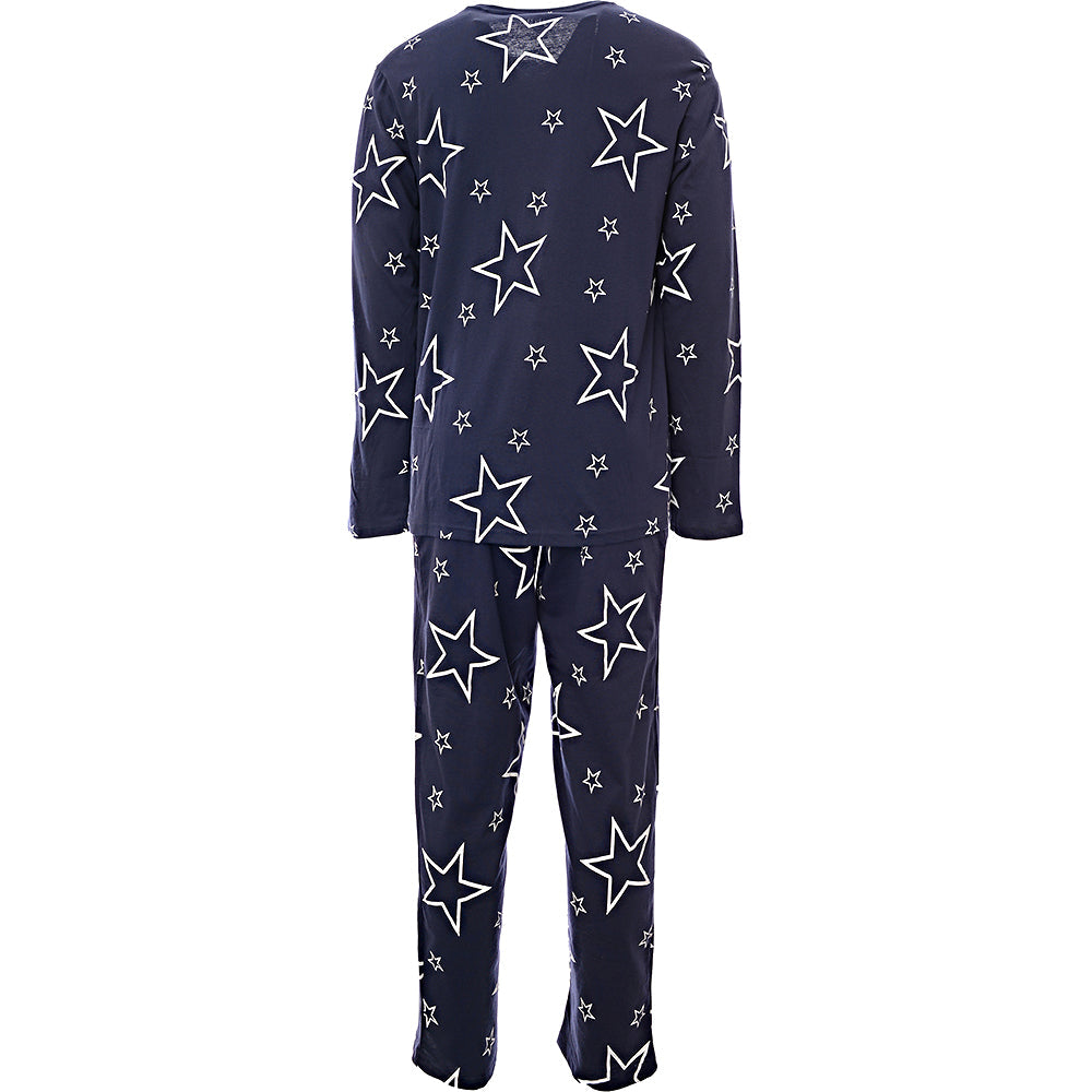 Threadbare Mens Skye Loungewear Set in Navy