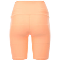 P.E Nation Womens Orange Grand Stand Shorts