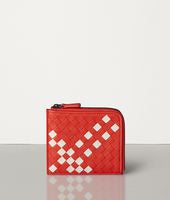 Bottega Veneta Mens Wallet in Red