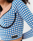 PE Nation Womens Emergence Ls Top in Print