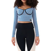 PE Nation Womens Emergence Ls Top in Print