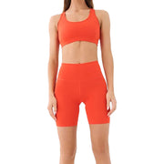 PE Nation Womens Rudimental Bike Short in Red