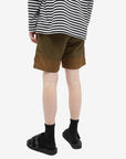 Neighborhood Men's Green Swim Shorts in Olive