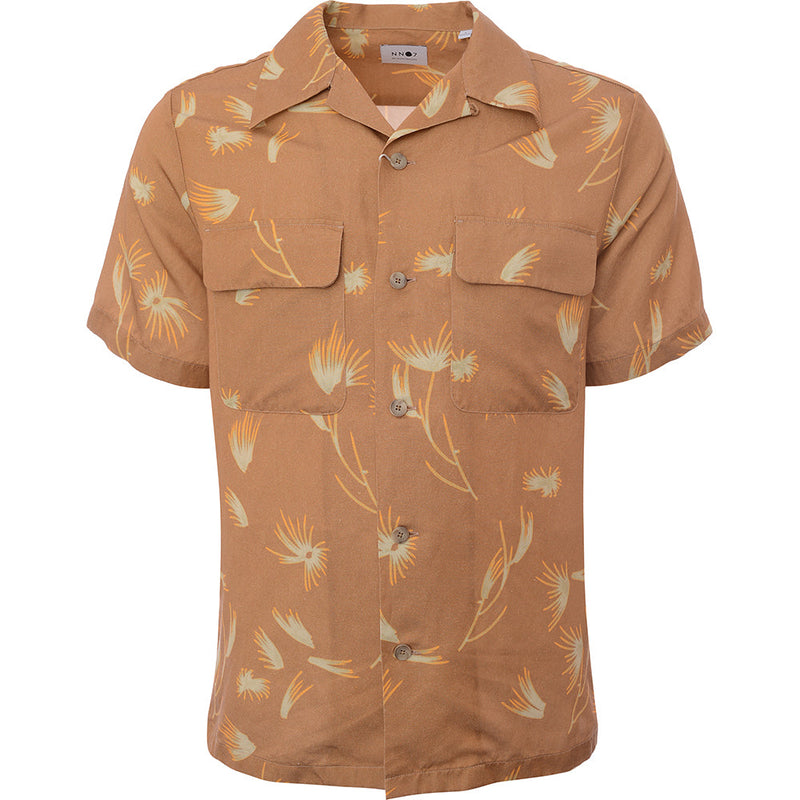 NN07 Mens Brown Short Sleeve Daniel Shirt