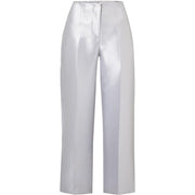 Womens Outline London The Bricklane Trouser in Silver