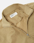 Universal Works Men's Brown Vale Half-Zip Pullover