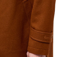 Foret Mens Shelter Wool Coat Brown