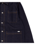 Forét Men's Navy Heyday Overshirt in Denim