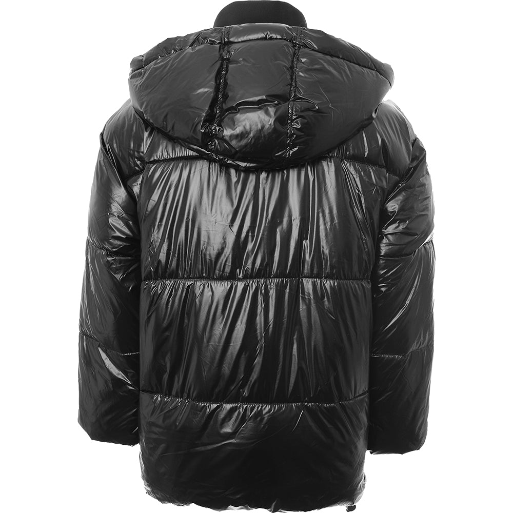 Womens Ivy Park Womens Vinyl Puffer Jacket in Black