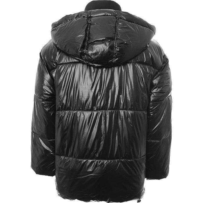 Womens Ivy Park Womens Vinyl Puffer Jacket in Black