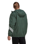 Mens Back To Sport Hooded Jacket in Green