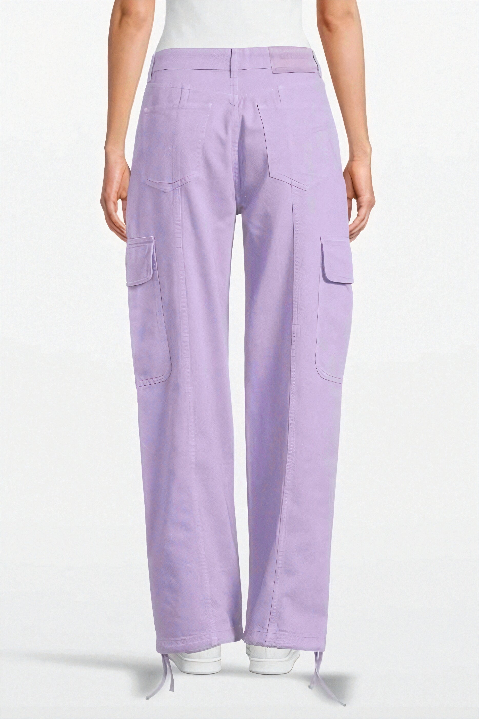 Moschino Cotton Trousers in Purple