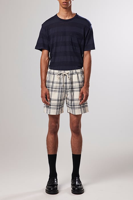NN.07 Gregor 5246 shorts in navy check