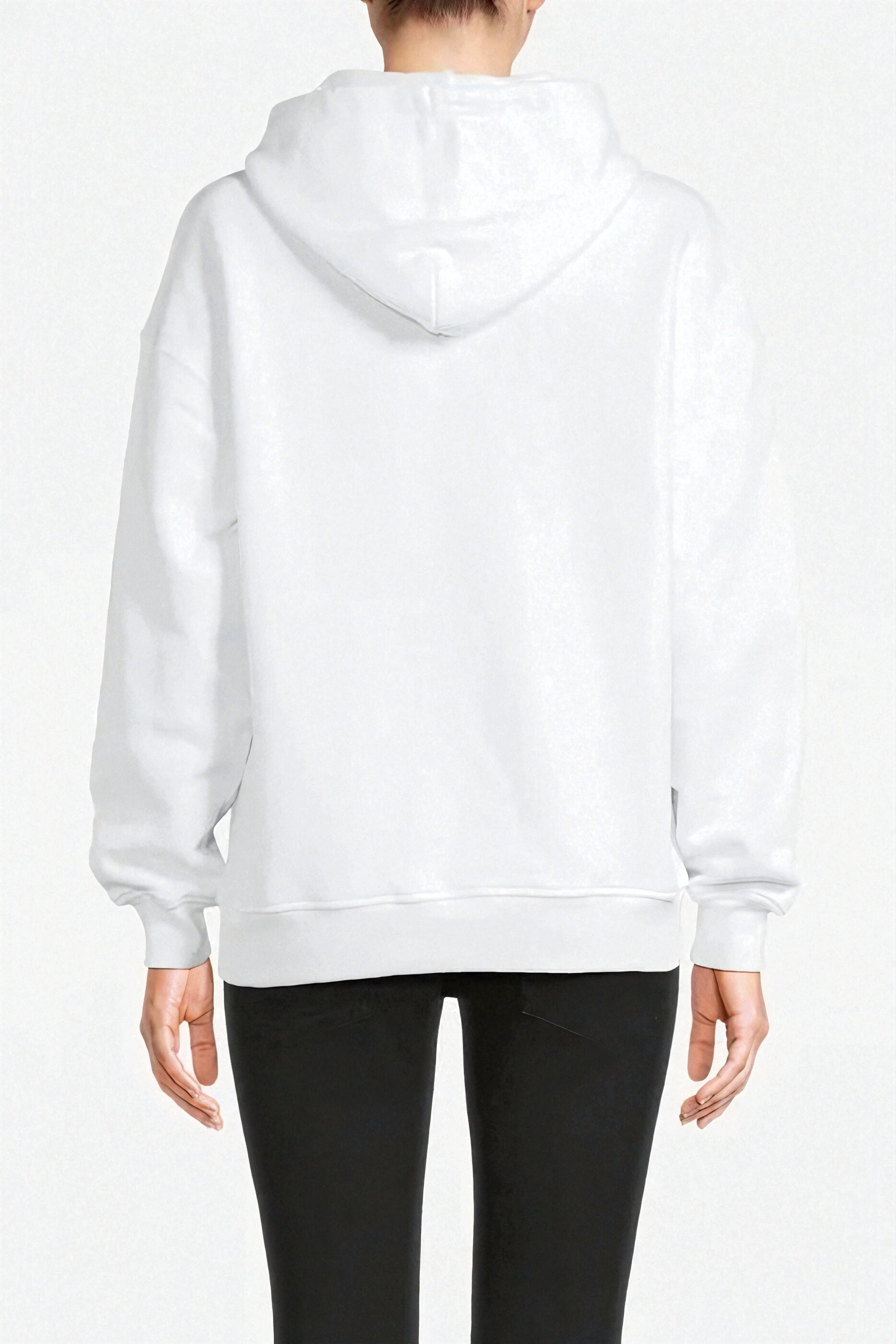 Moschino Cotton Sweatshirt in White