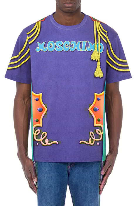 Moschino Trompe L'oeil T-Shirt in Purple