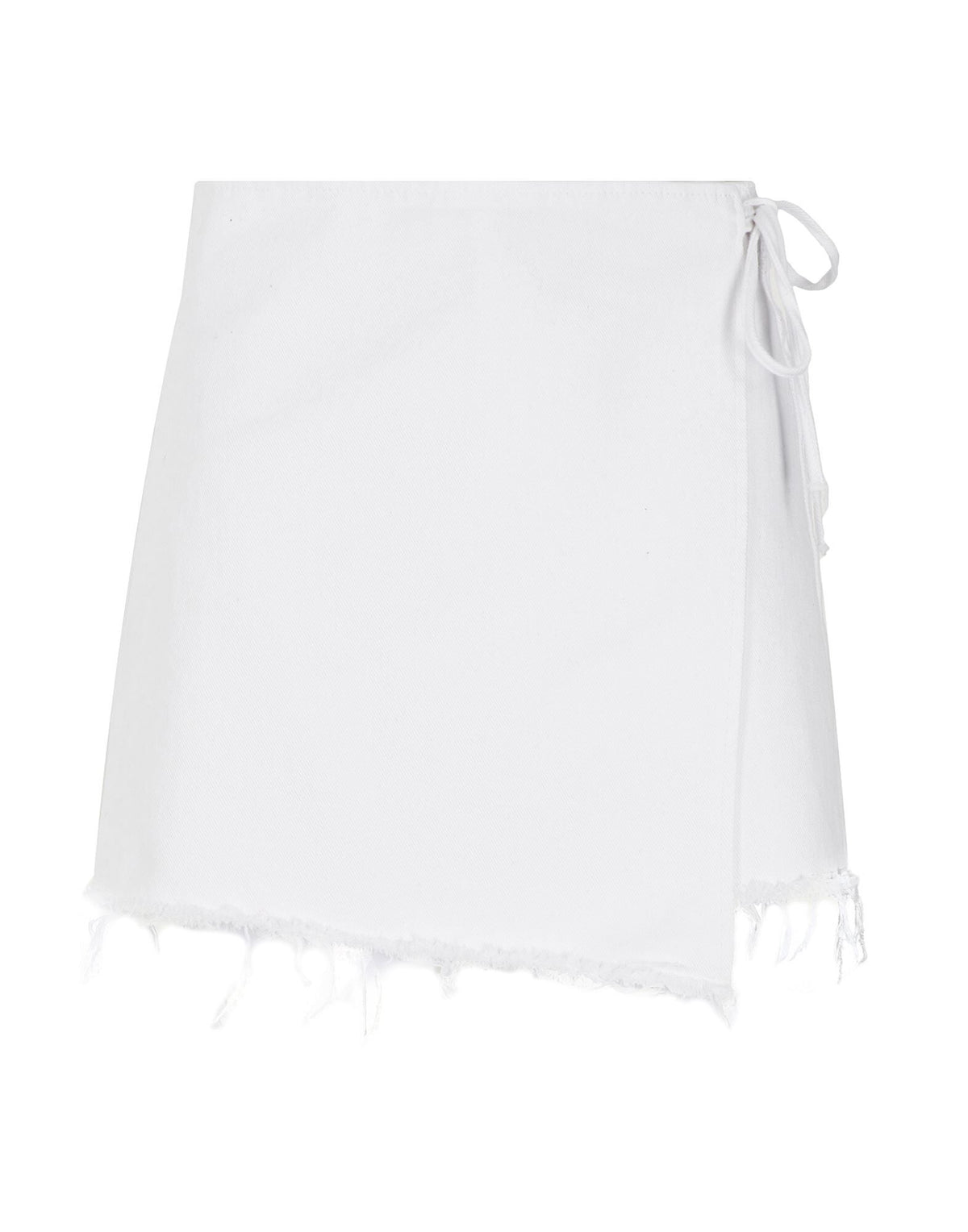 8 by Yoox Women's High-Waisted Wide-Leg Denim Shorts