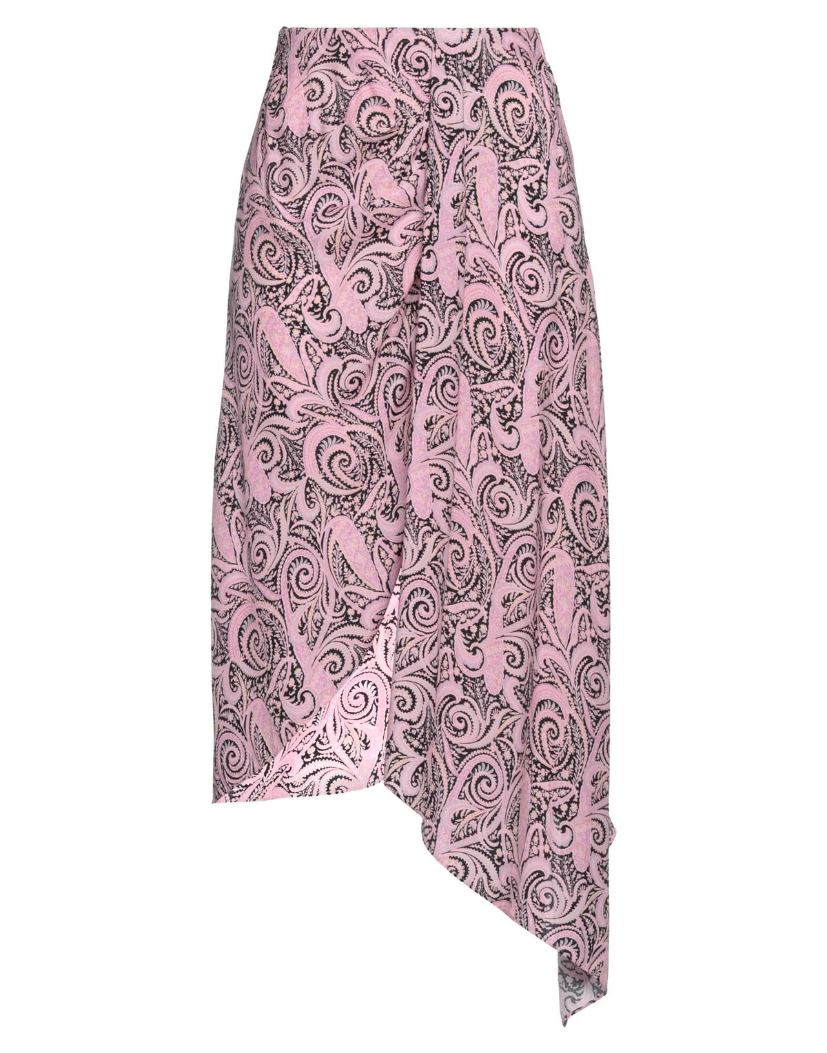 Maje Women's Plain Weave Zip Midi Skirt