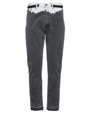 N°21 Men's High-Waisted Straight-Leg Jeans